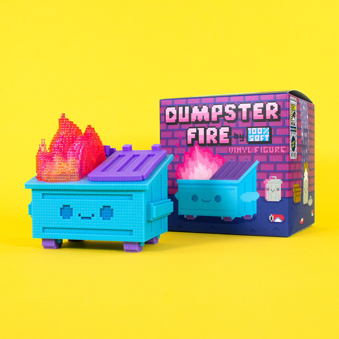 8-Bit Dreamy Dumpster Fire - Dreamy Edition