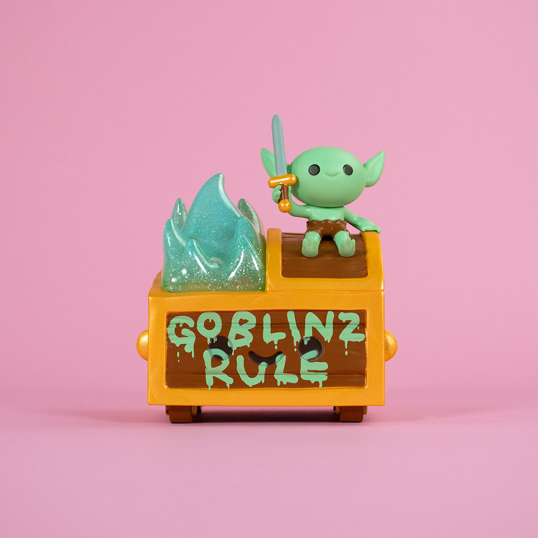 Wizard of Barge Dumpster Fire Vinyl Figure