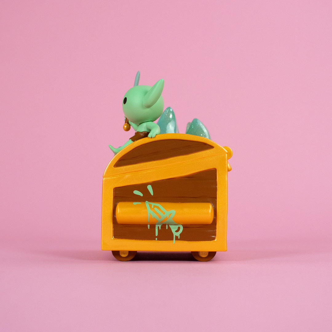 Wizard of Barge Dumpster Fire Vinyl Figure