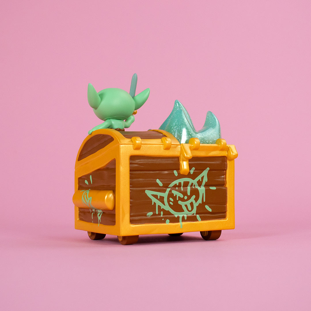 Wizard of Barge Dumpster Fire Vinyl Figure