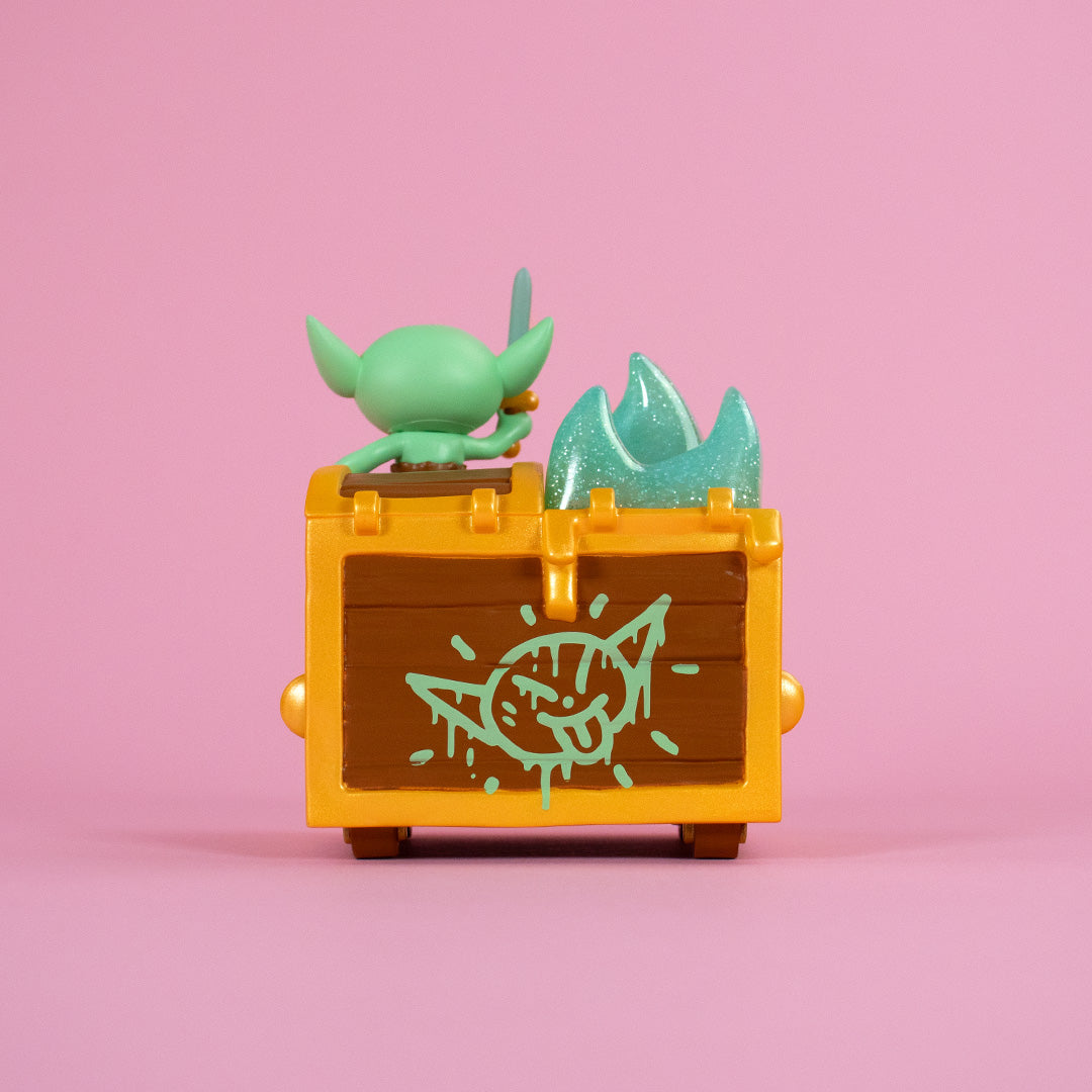 Wizard of Barge Dumpster Fire Vinyl Figure