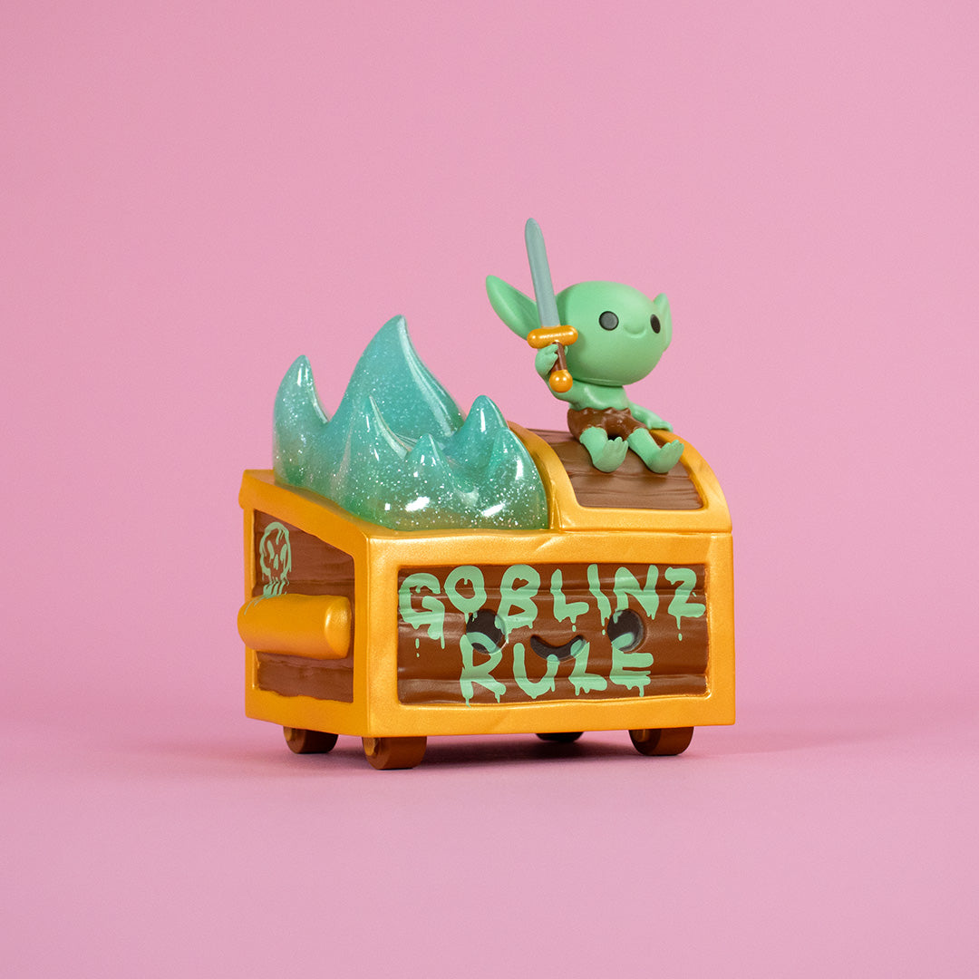 Wizard of Barge Dumpster Fire Vinyl Figure