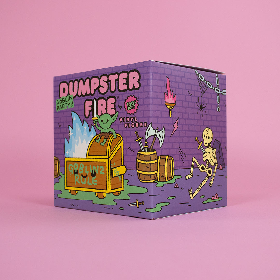 Wizard of Barge Dumpster Fire Vinyl Figure