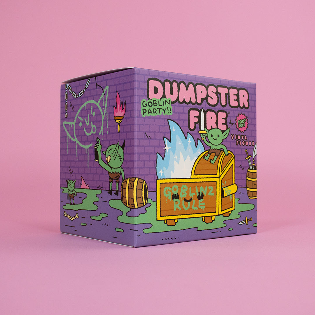 Wizard of Barge Dumpster Fire Vinyl Figure