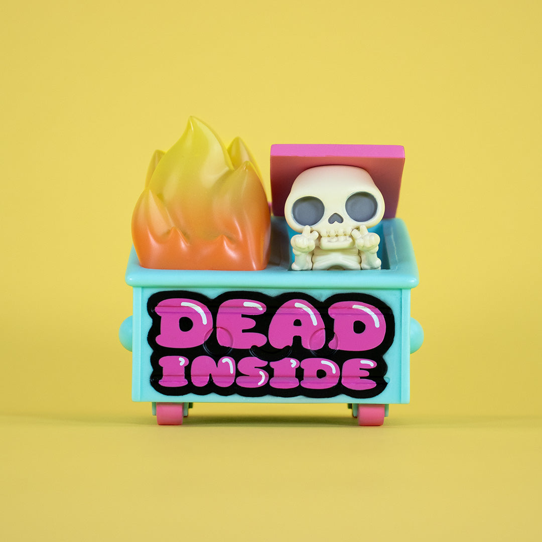 Dead Inside Dumpster Fire Vinyl Figure