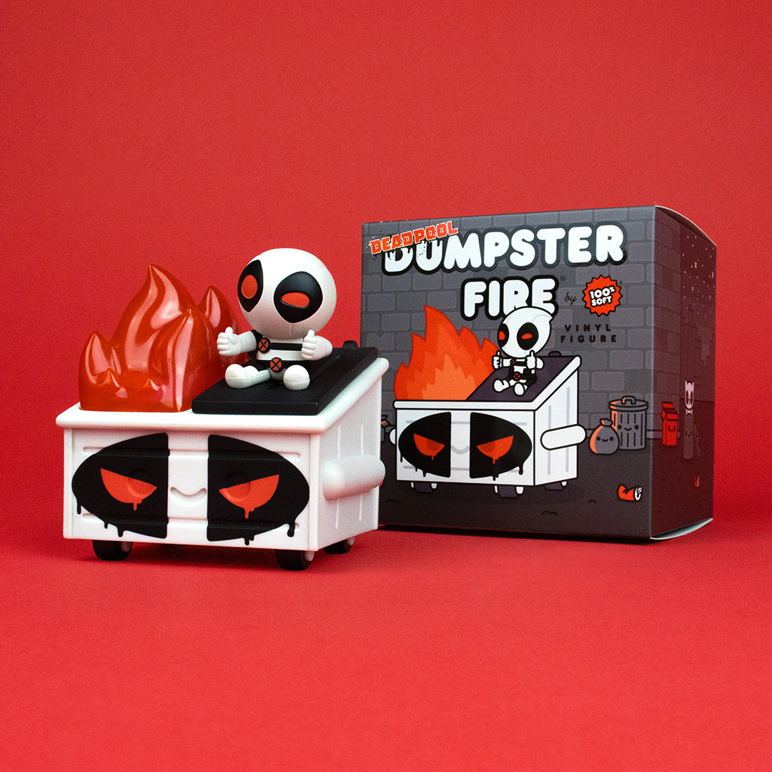 Deadpool Dumpster Fire Vinyl Figure - X-Force Edition