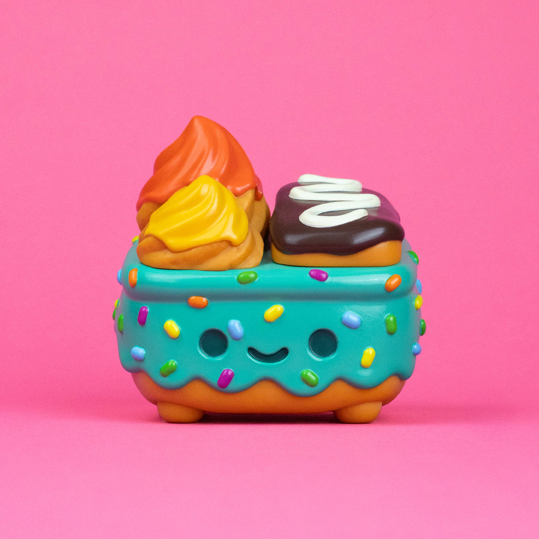 Dumpster Fire - Donut Green Vinyl Figure