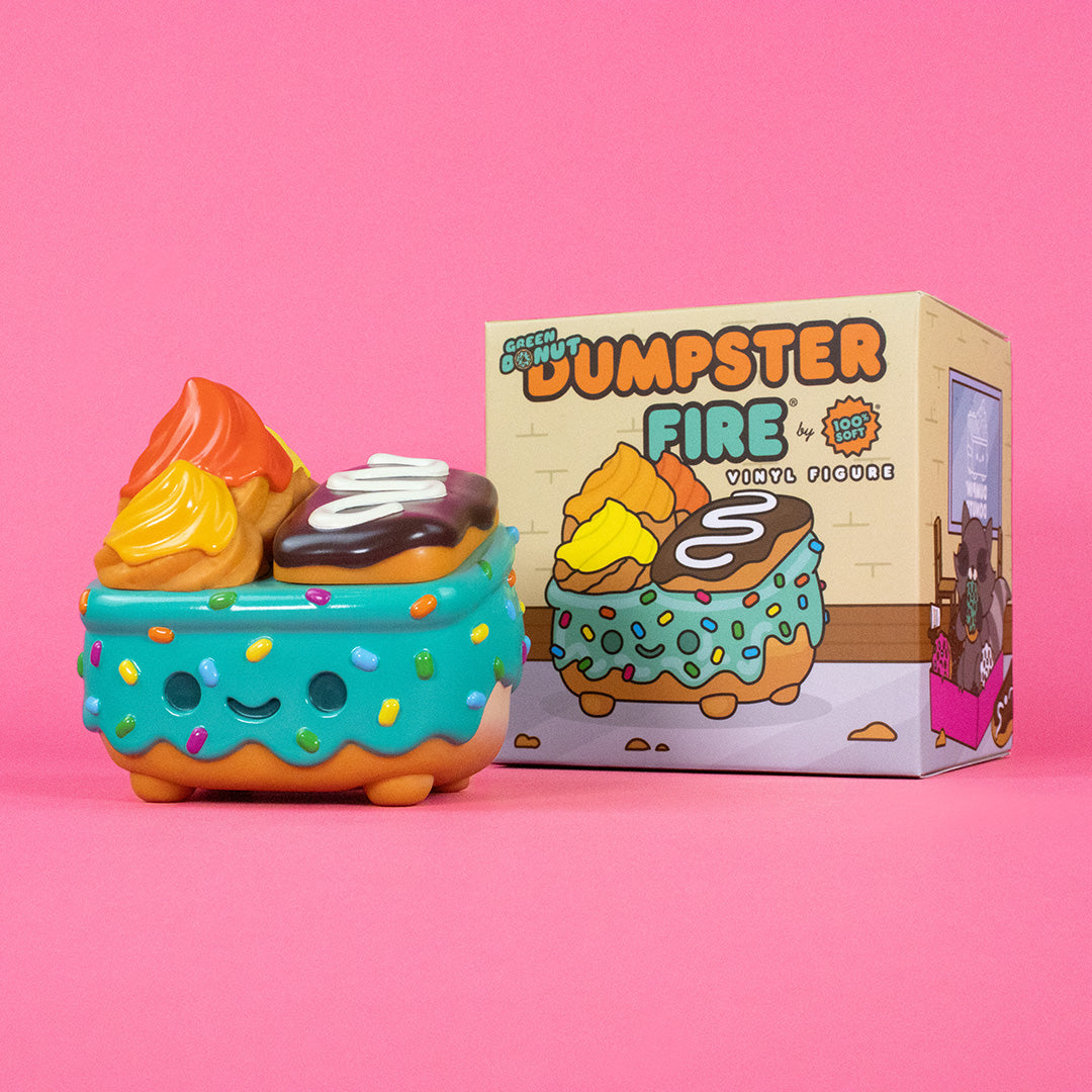 Dumpster Fire - Donut Green Vinyl Figure