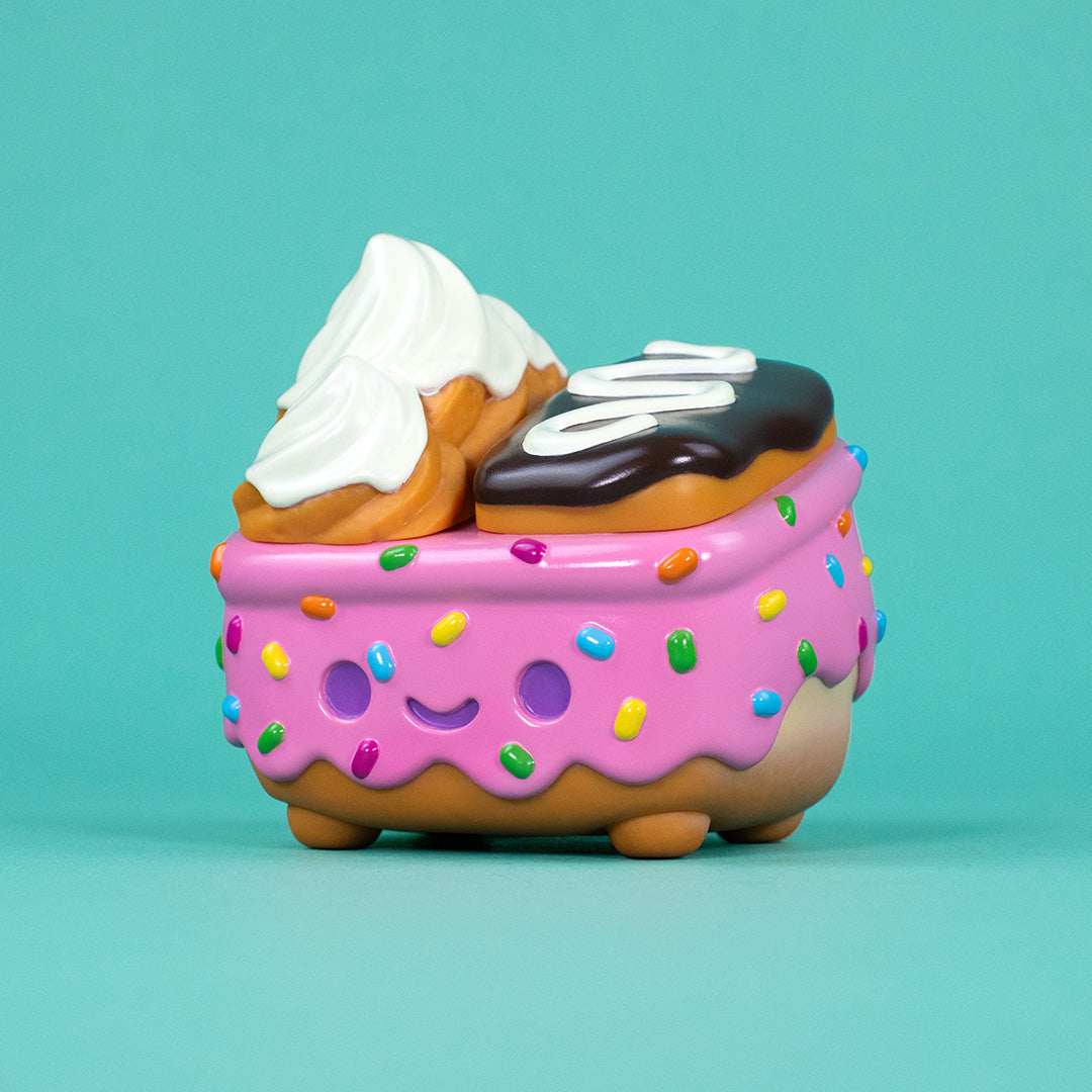 Dumpster Fire - Donut Pink Vinyl Figure