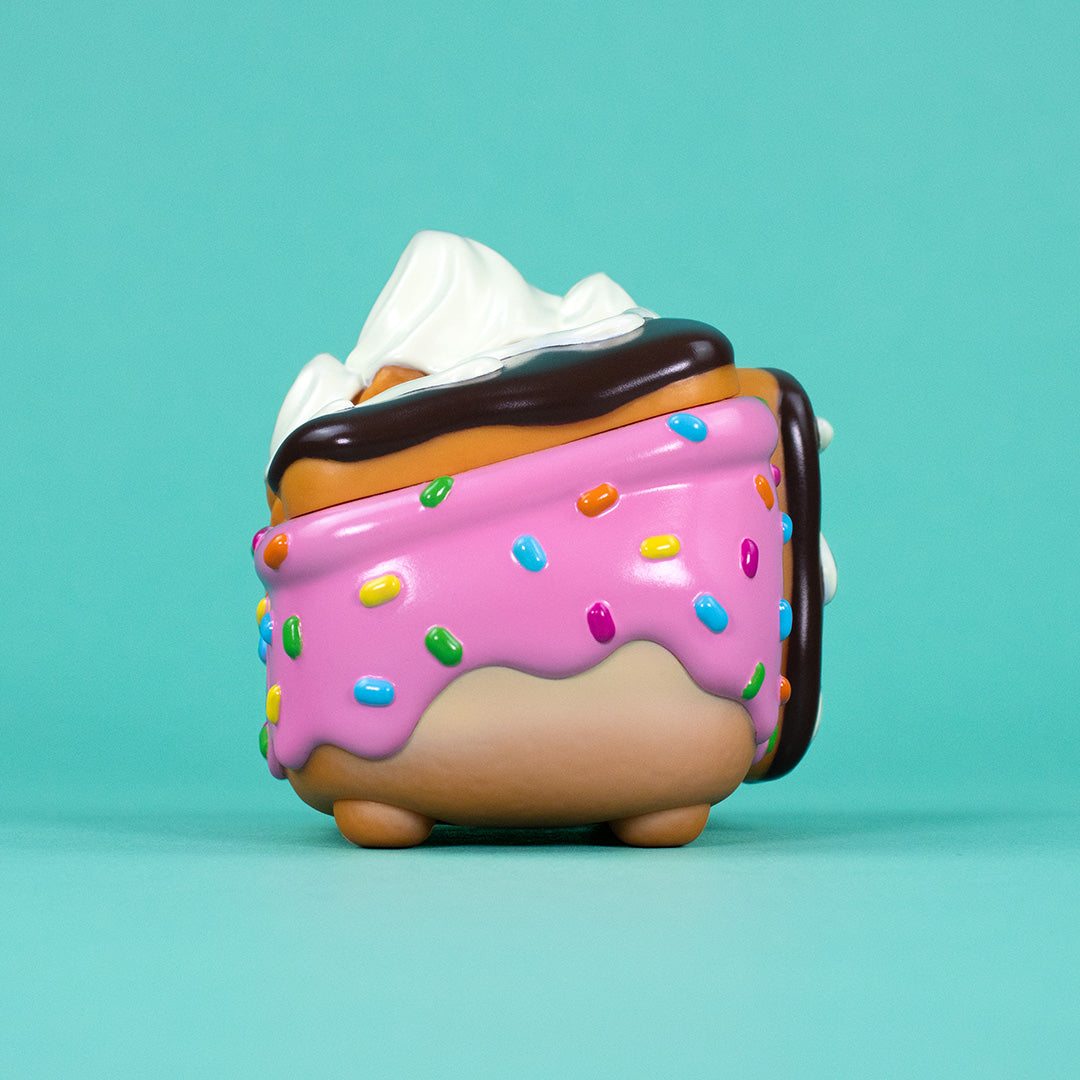 Dumpster Fire - Donut Pink Vinyl Figure