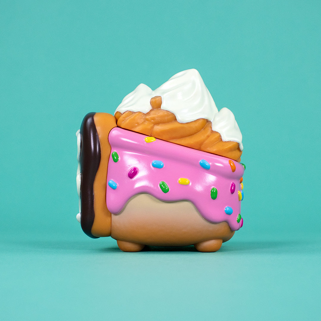 Dumpster Fire - Donut Pink Vinyl Figure