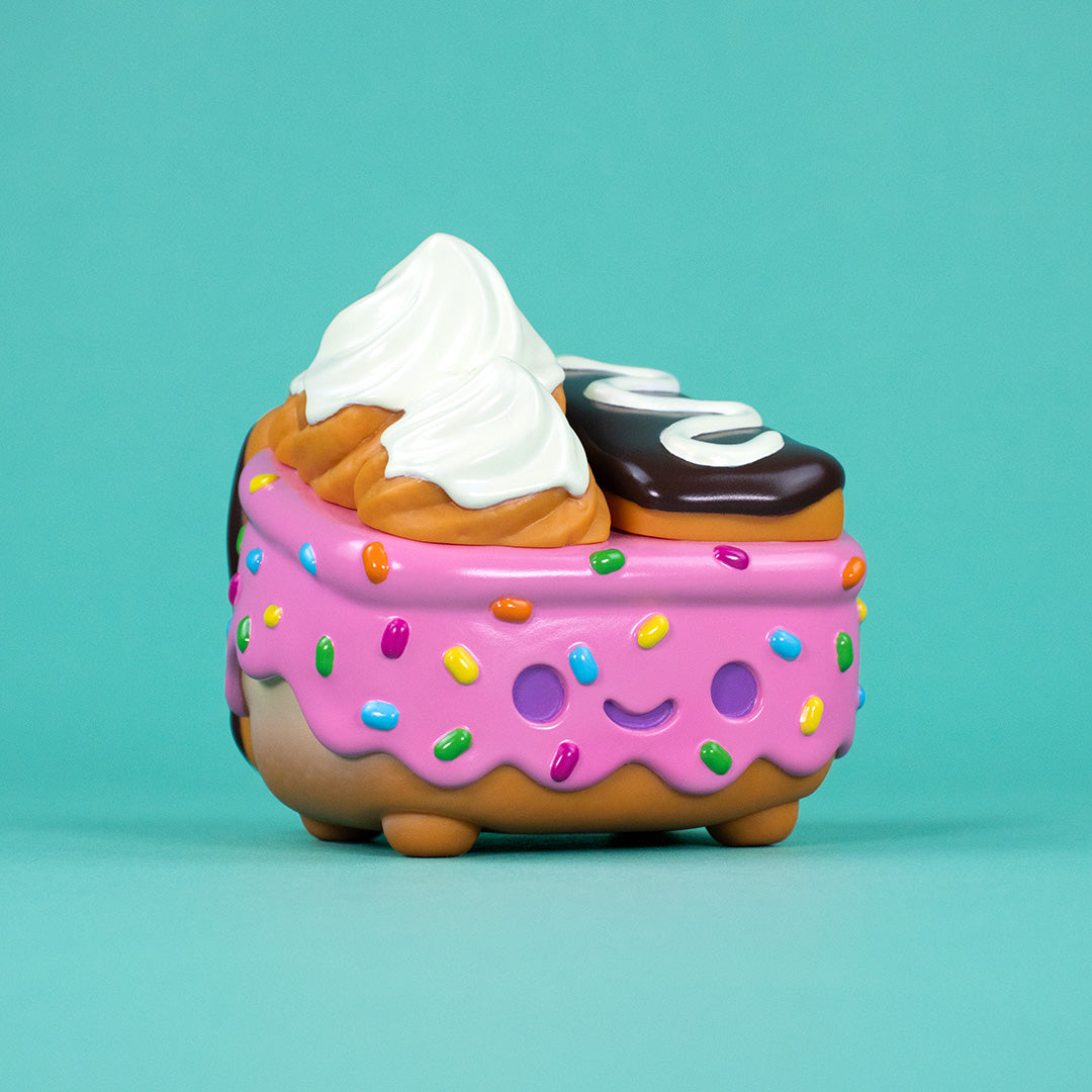 Dumpster Fire - Donut Pink Vinyl Figure