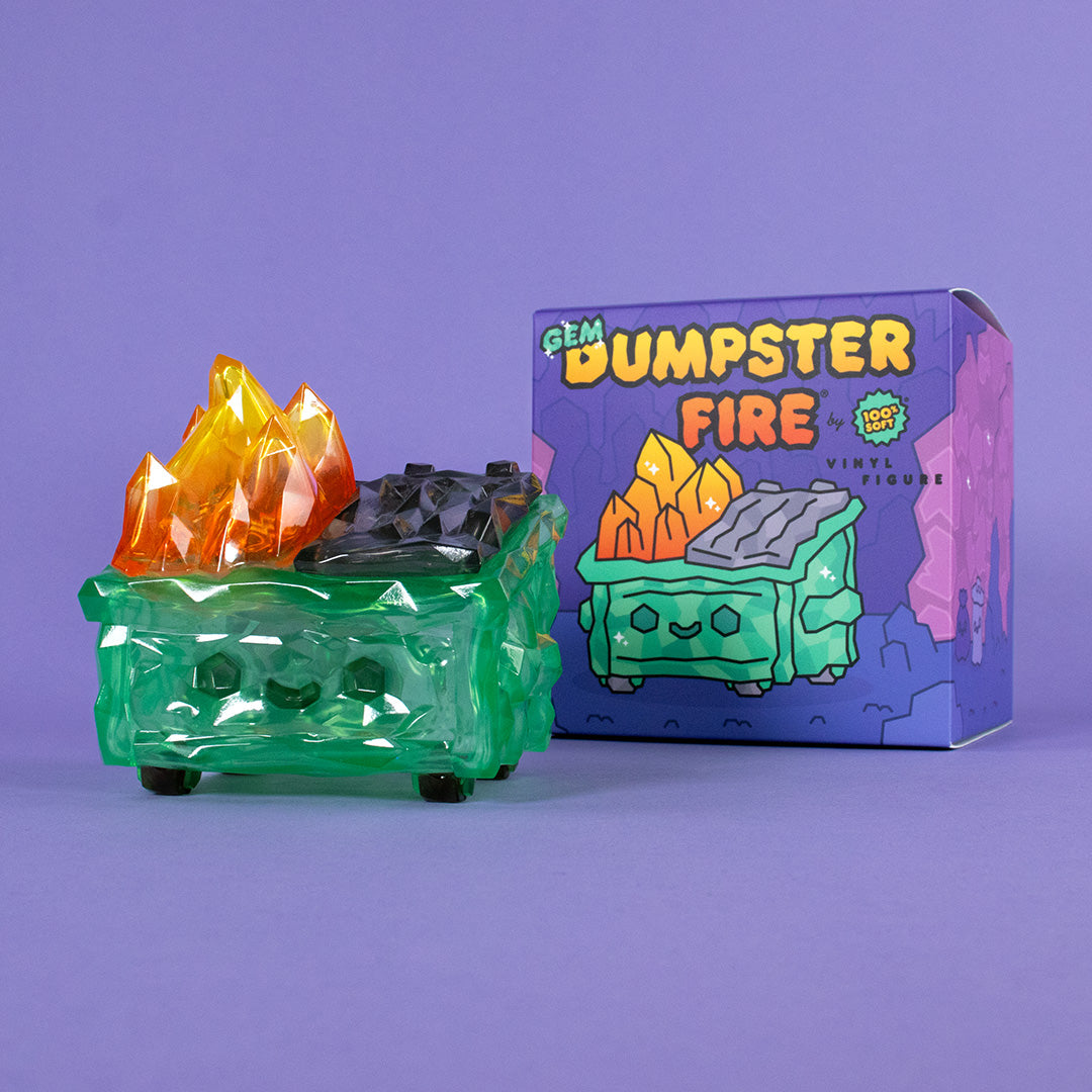 Gem Dumpster Fire Vinyl Figure