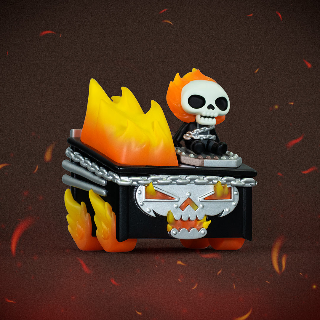 Ghost Rider Dumpster Fire Vinyl Figure