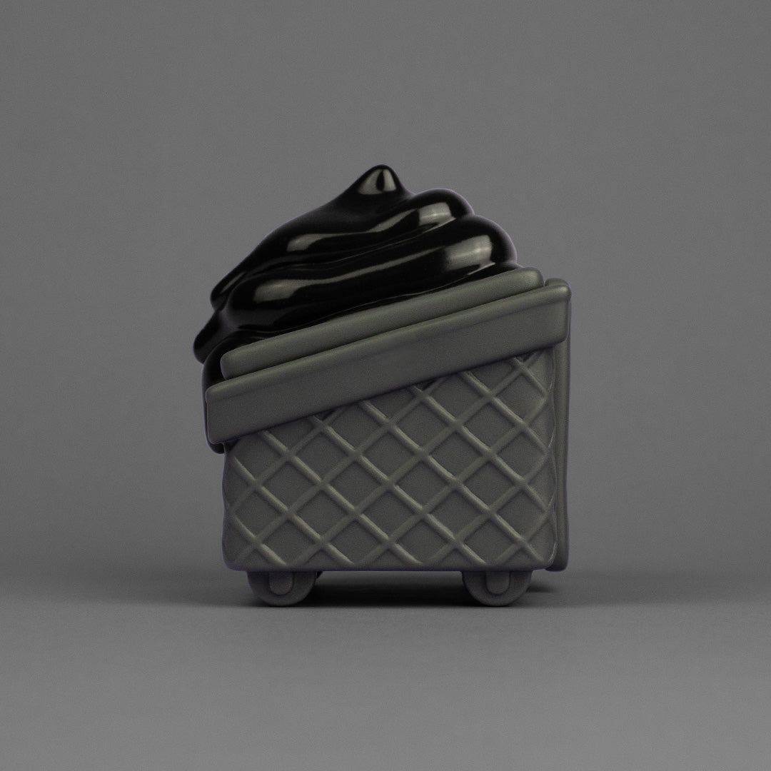 Charcoal Dumpster Fire Ice Cream