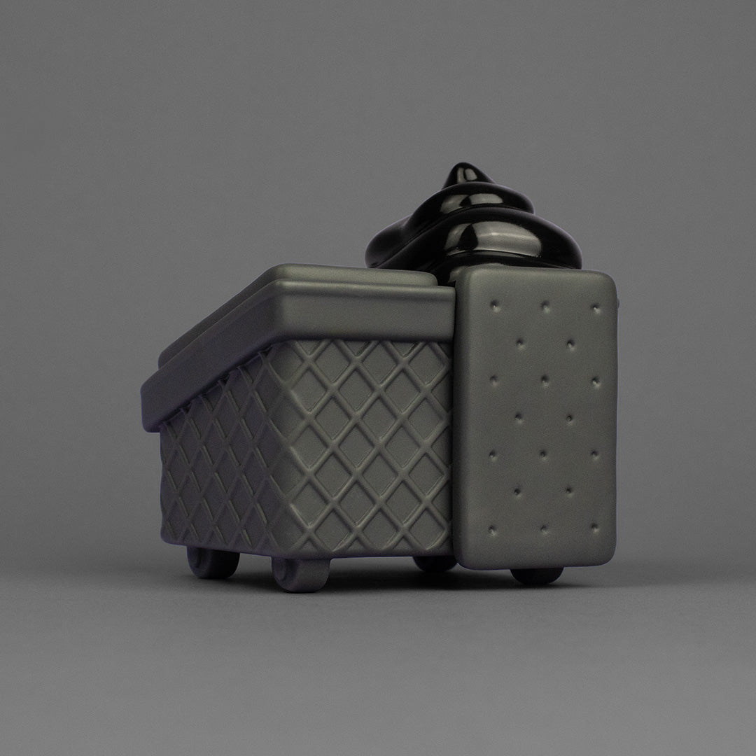 Charcoal Dumpster Fire Ice Cream