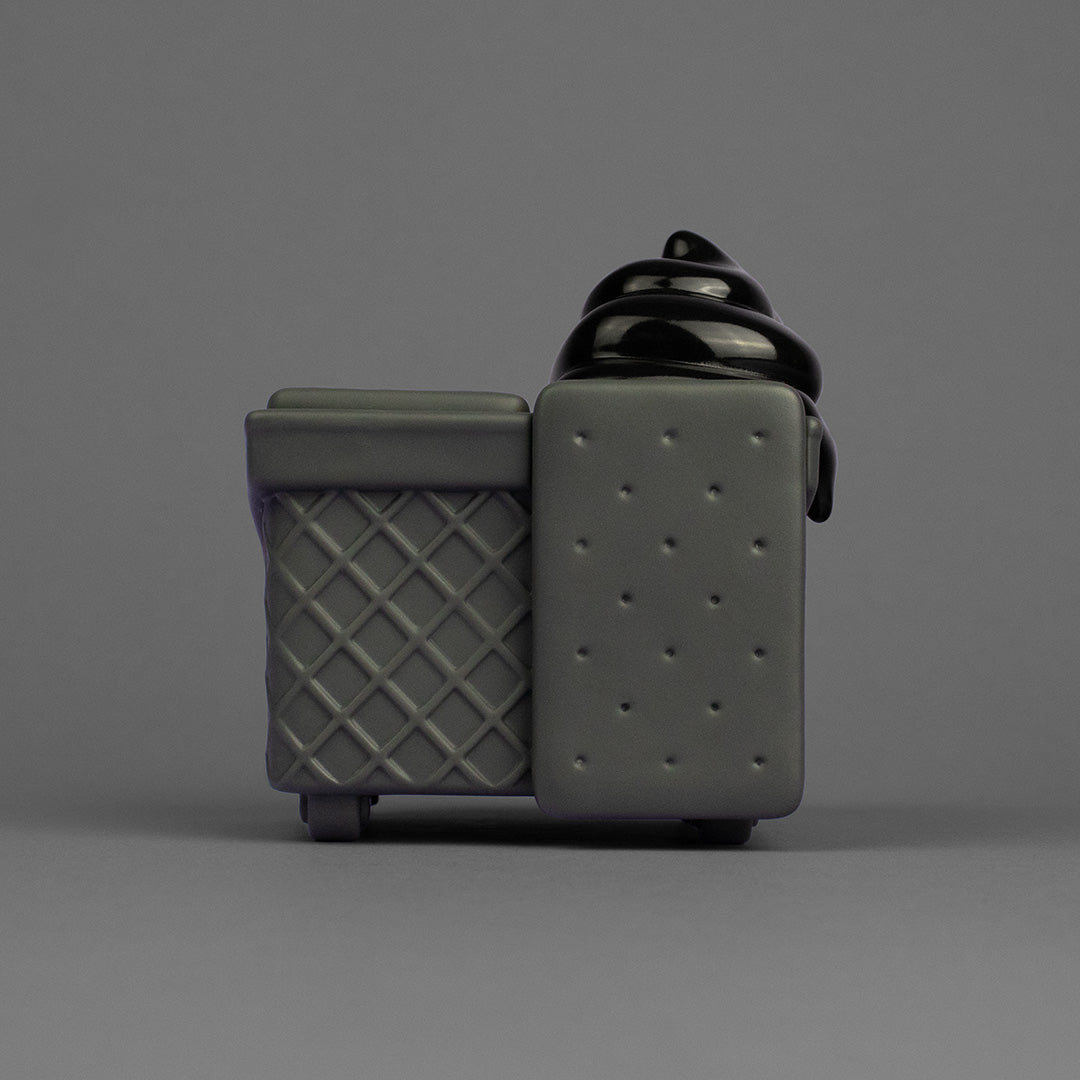 Charcoal Dumpster Fire Ice Cream