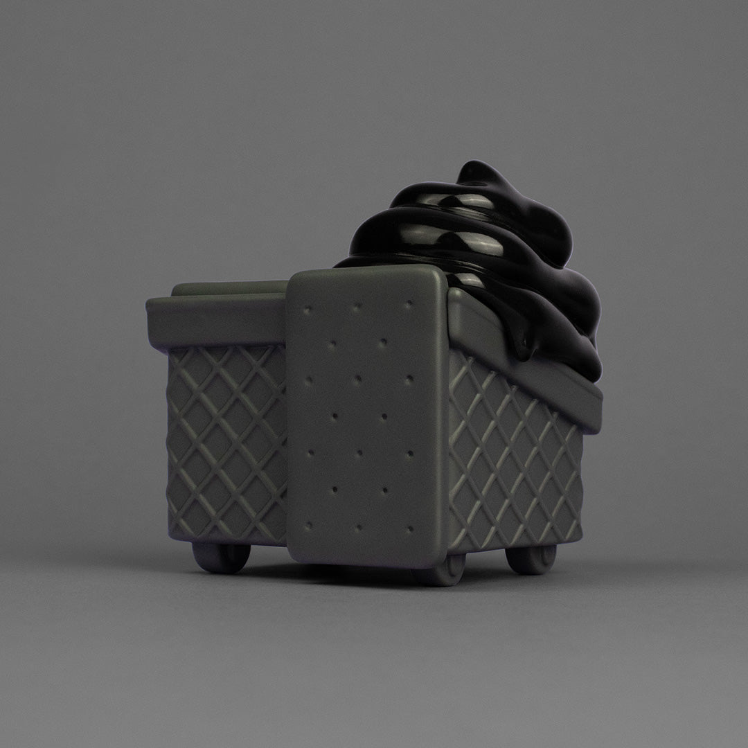 Charcoal Dumpster Fire Ice Cream