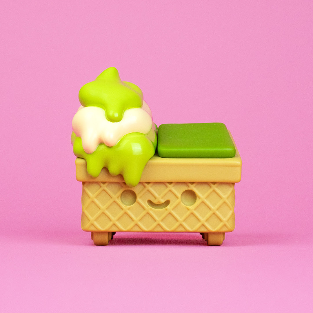 Matcha Dumpster Ice Cream Vinyl Figure