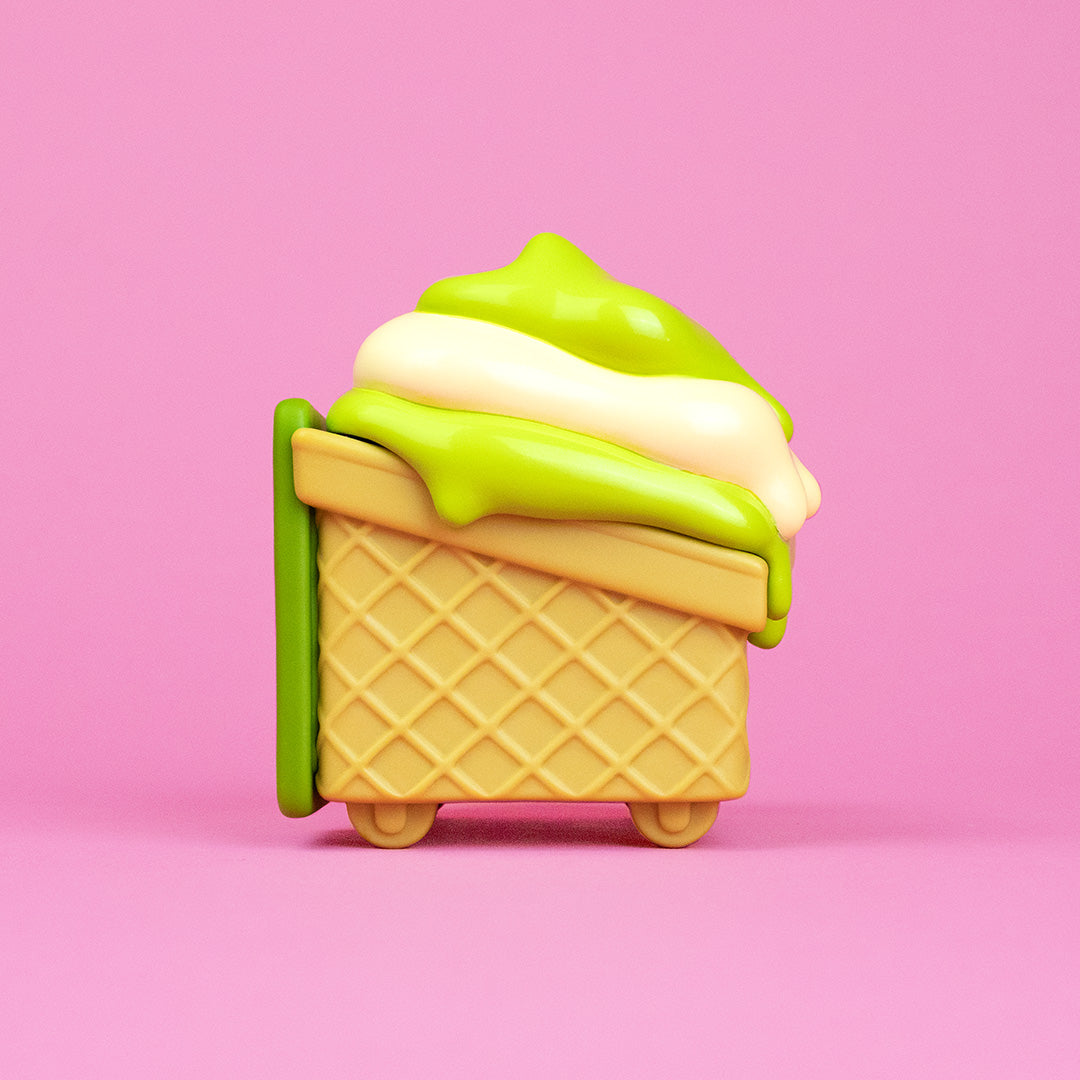 Matcha Dumpster Ice Cream Vinyl Figure