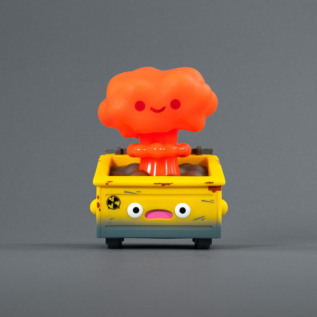 Nuclear Dumpster Fire Vinyl Figure - Radiation Red Edition