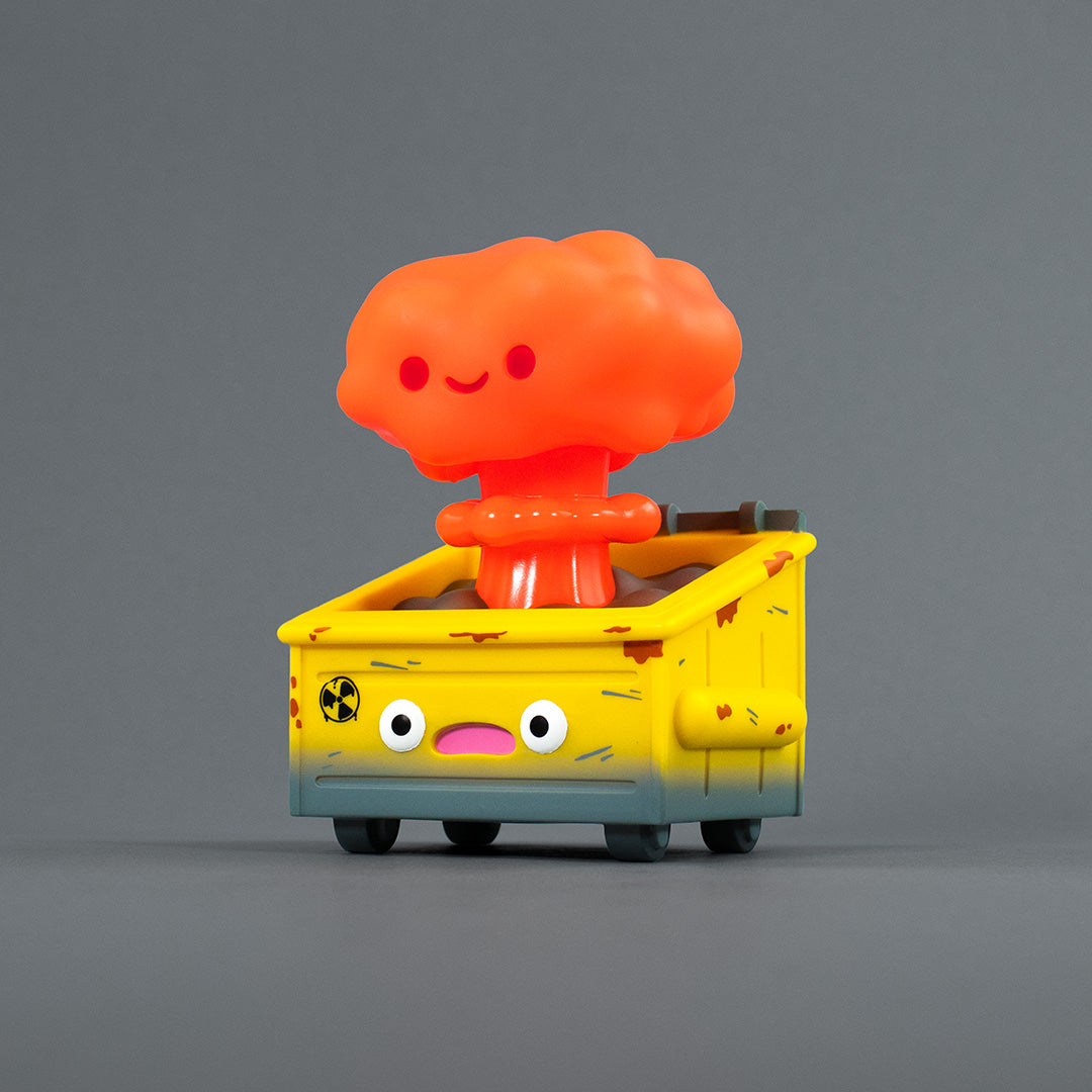 Nuclear Dumpster Fire Vinyl Figure - Radiation Red Edition