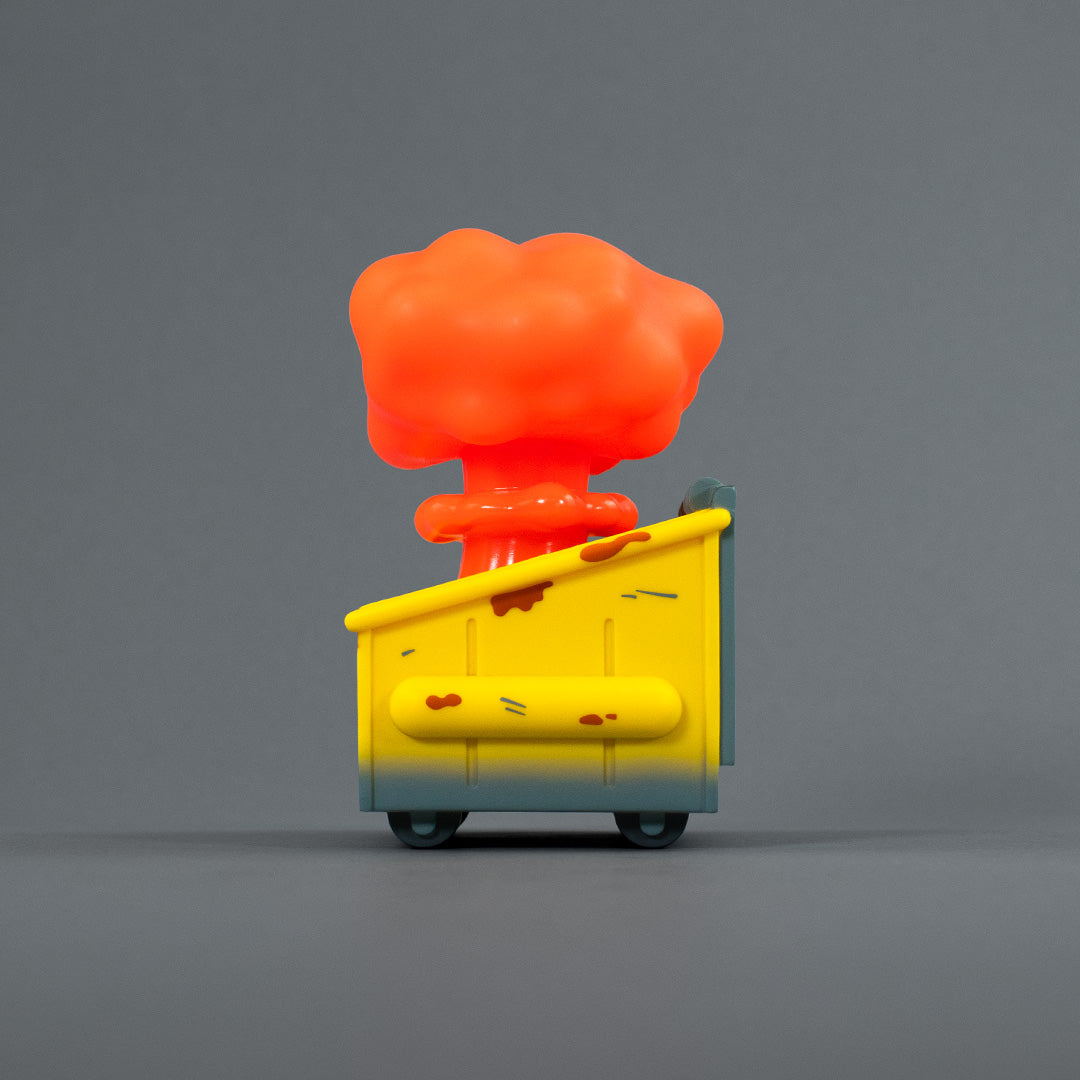 Nuclear Dumpster Fire Vinyl Figure - Radiation Red Edition