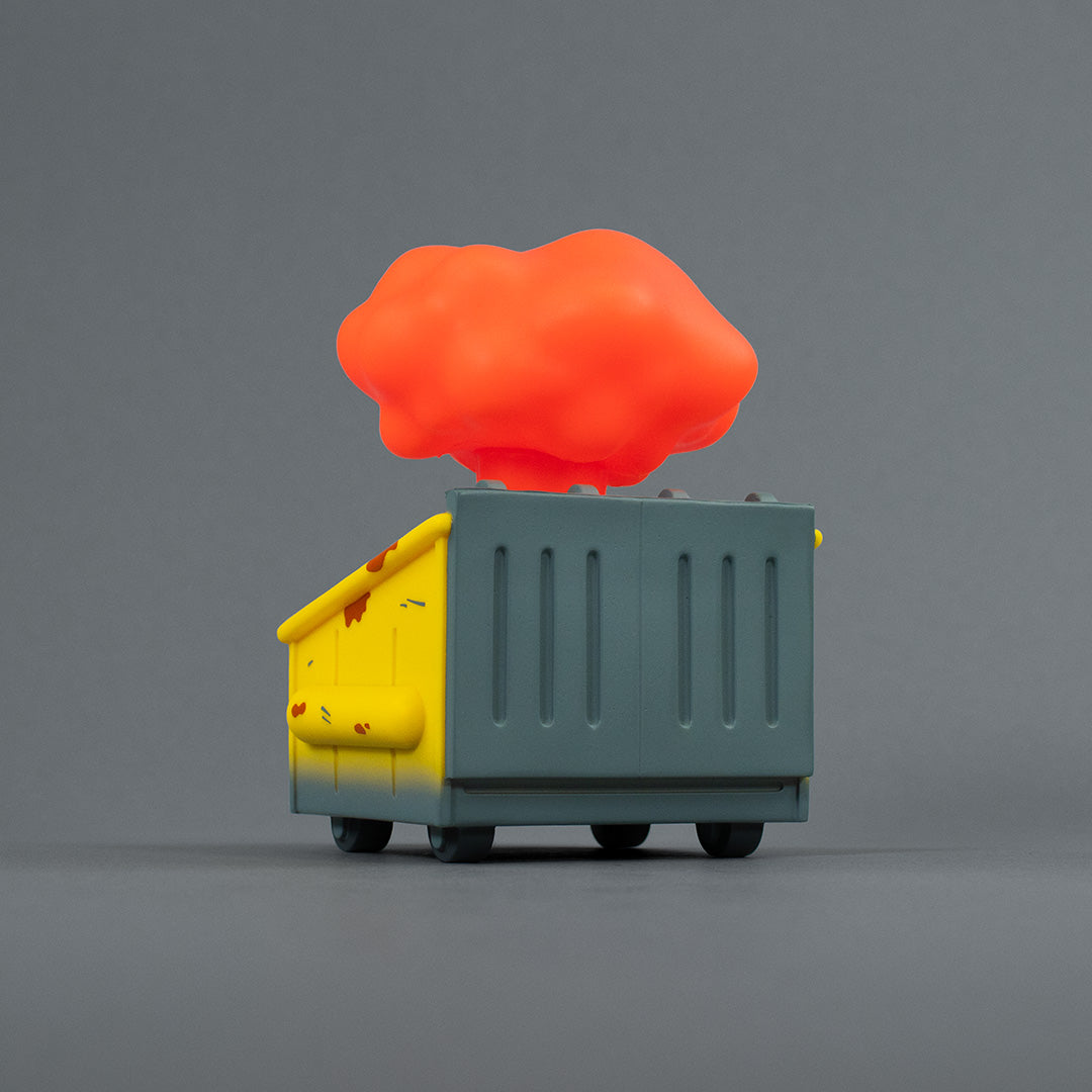 Nuclear Dumpster Fire Vinyl Figure - Radiation Red Edition