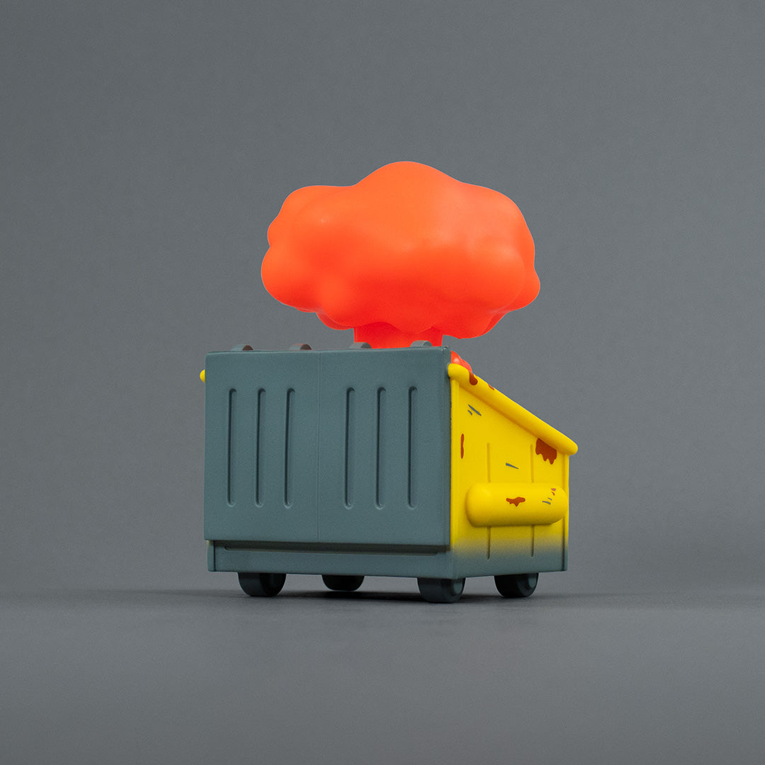 Nuclear Dumpster Fire Vinyl Figure - Radiation Red Edition