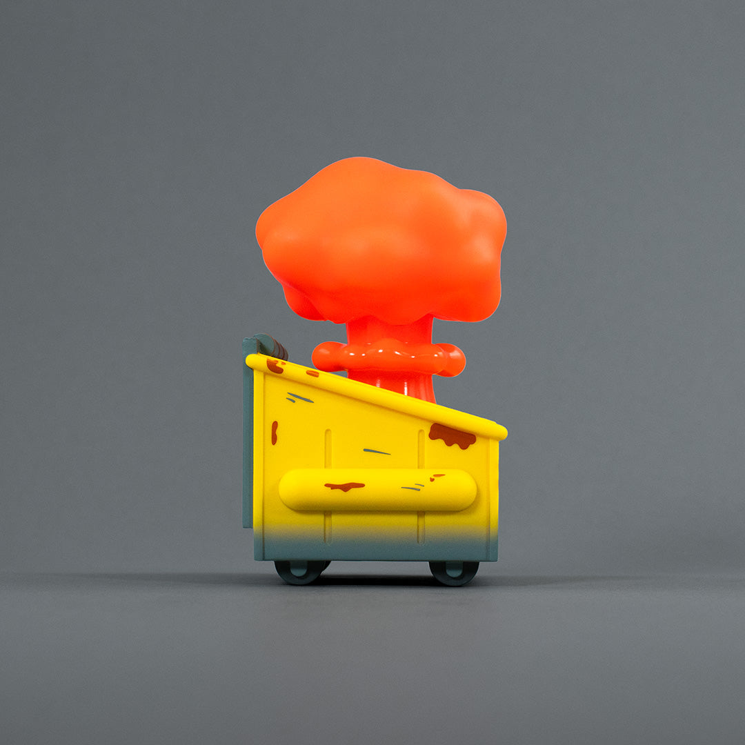 Nuclear Dumpster Fire Vinyl Figure - Radiation Red Edition