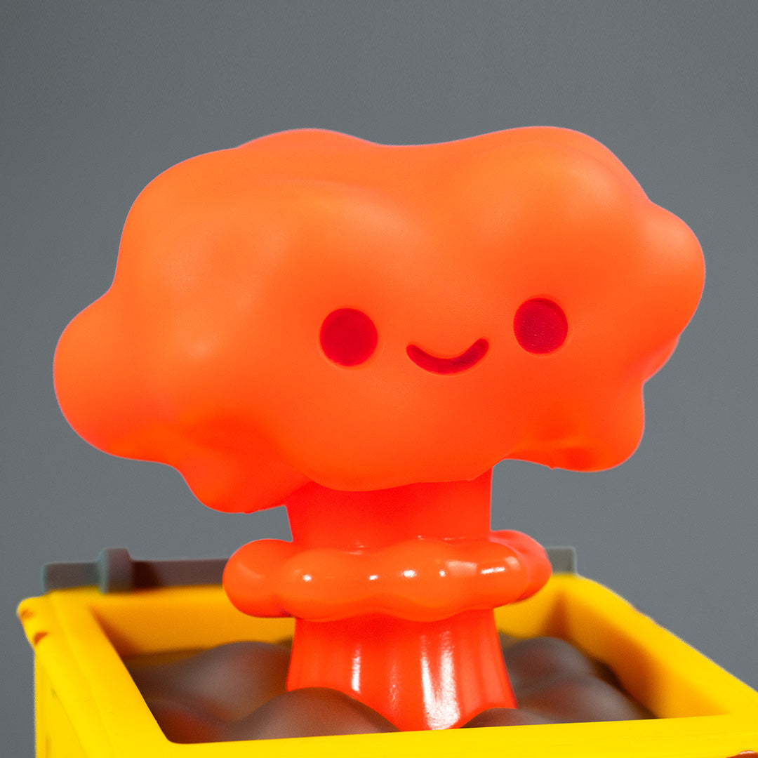 Nuclear Dumpster Fire Vinyl Figure - Radiation Red Edition