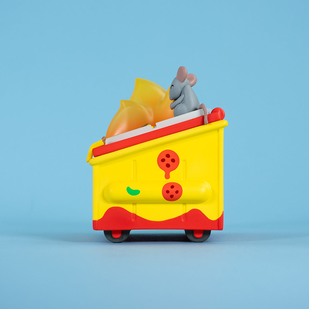 Dumpster Fire - Pizza Rat Vinyl Figure - Extra Cheesy Edition