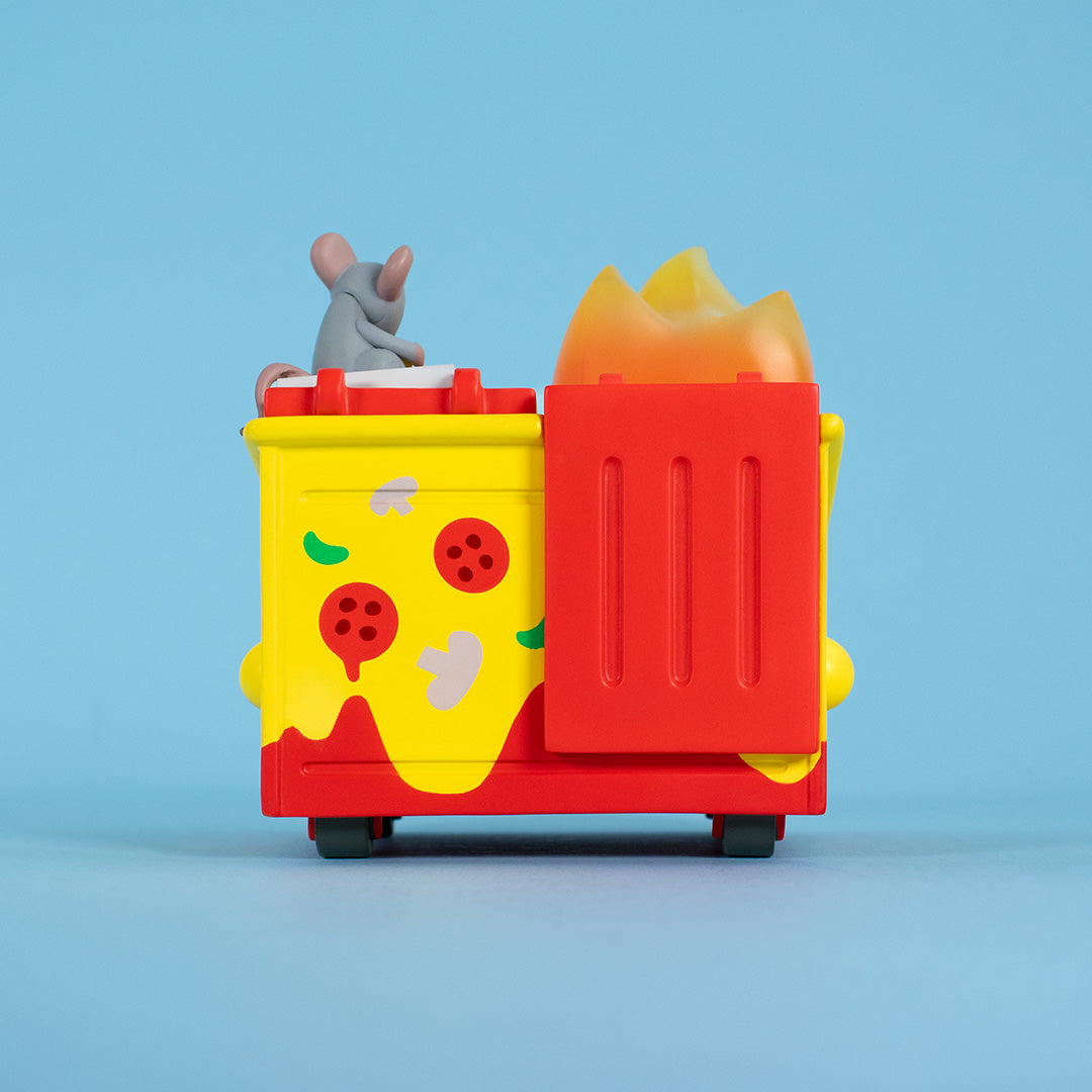 Dumpster Fire - Pizza Rat Vinyl Figure - Extra Cheesy Edition