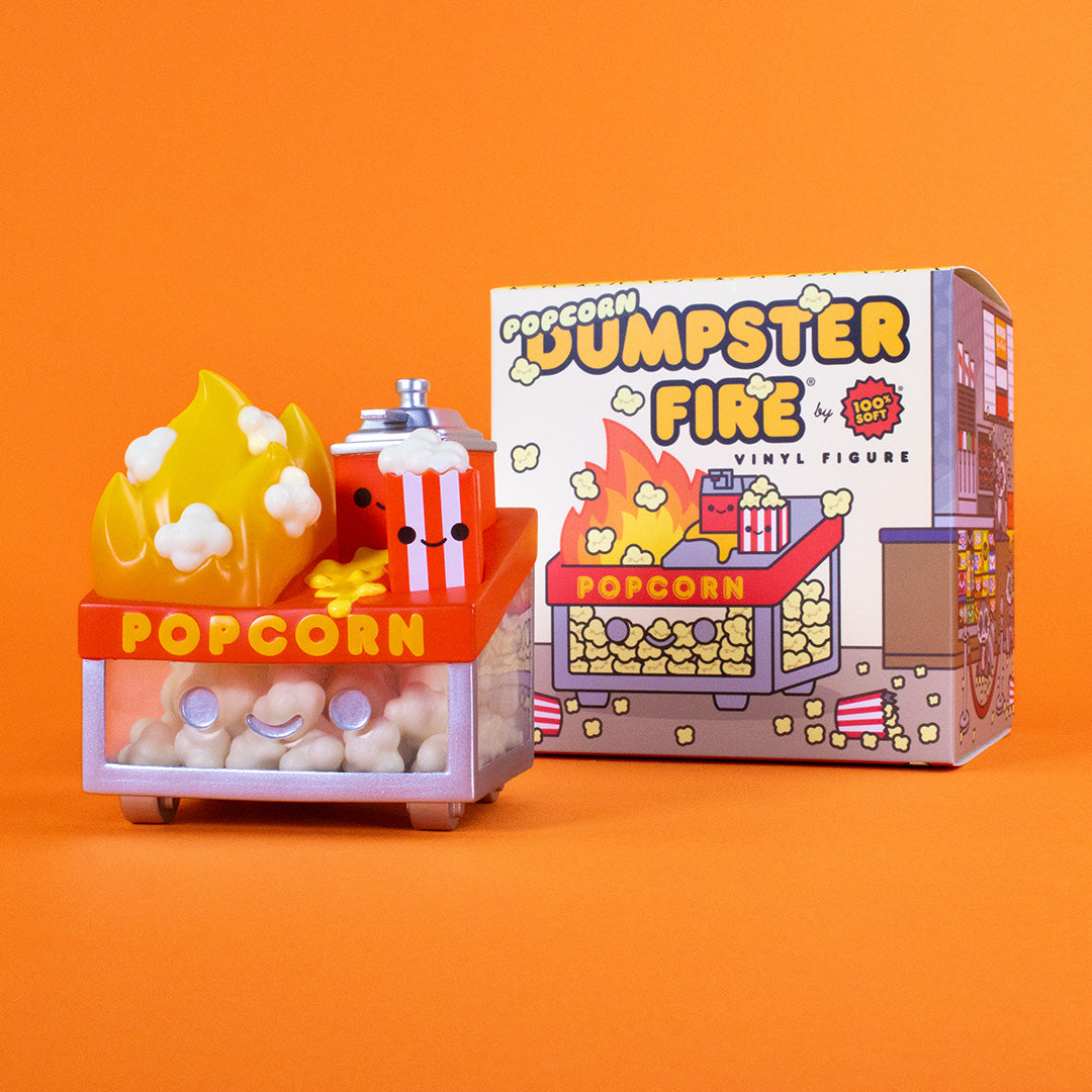 Popcorn Dumpster Fire Vinyl Figure