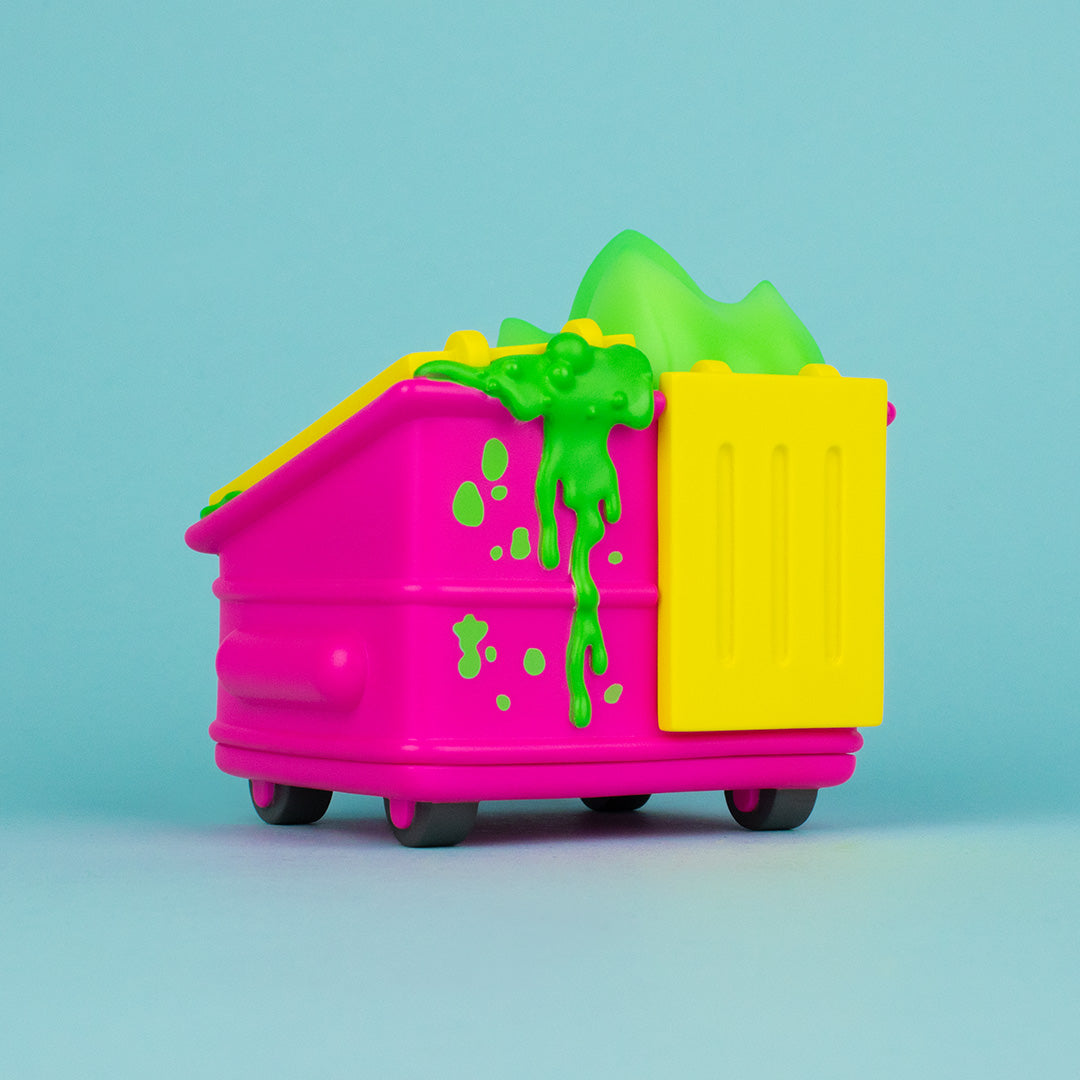 Dumpster Fire - Toxic Waste Vinyl Figure - Chemical Pink Edition