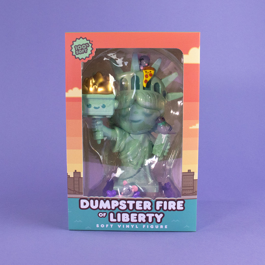 Dumpster Fire of Liberty Soft Vinyl Figure