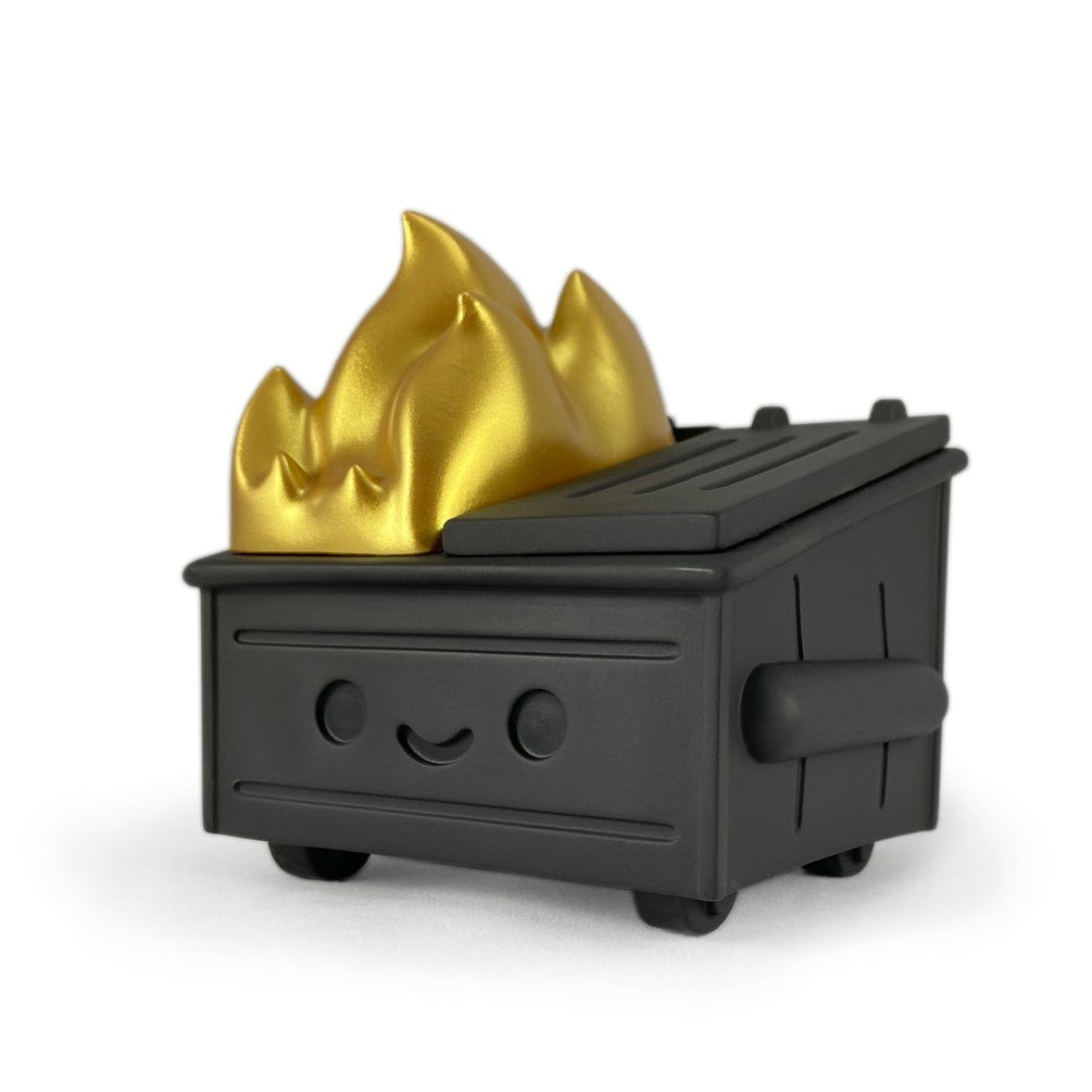 Dumpster Fire - Black & Gold Vinyl Figure