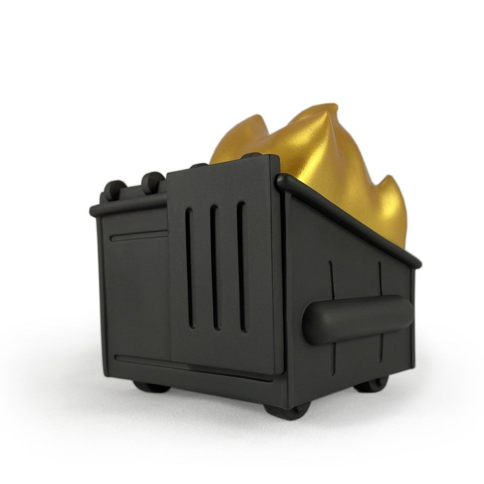 Dumpster Fire - Black & Gold Vinyl Figure
