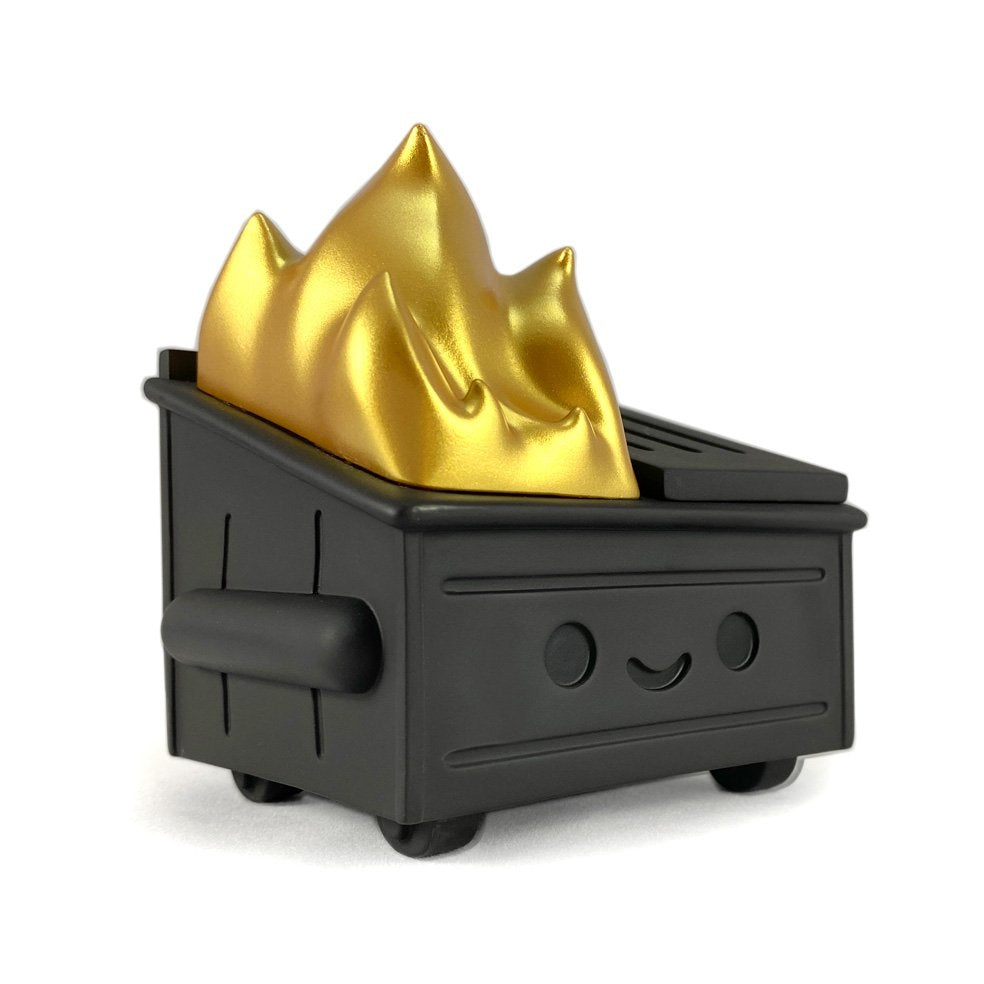 Dumpster Fire - Black & Gold Vinyl Figure