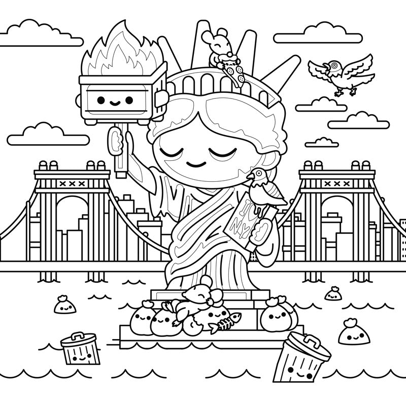 The Official Dumpster Fire Coloring Book