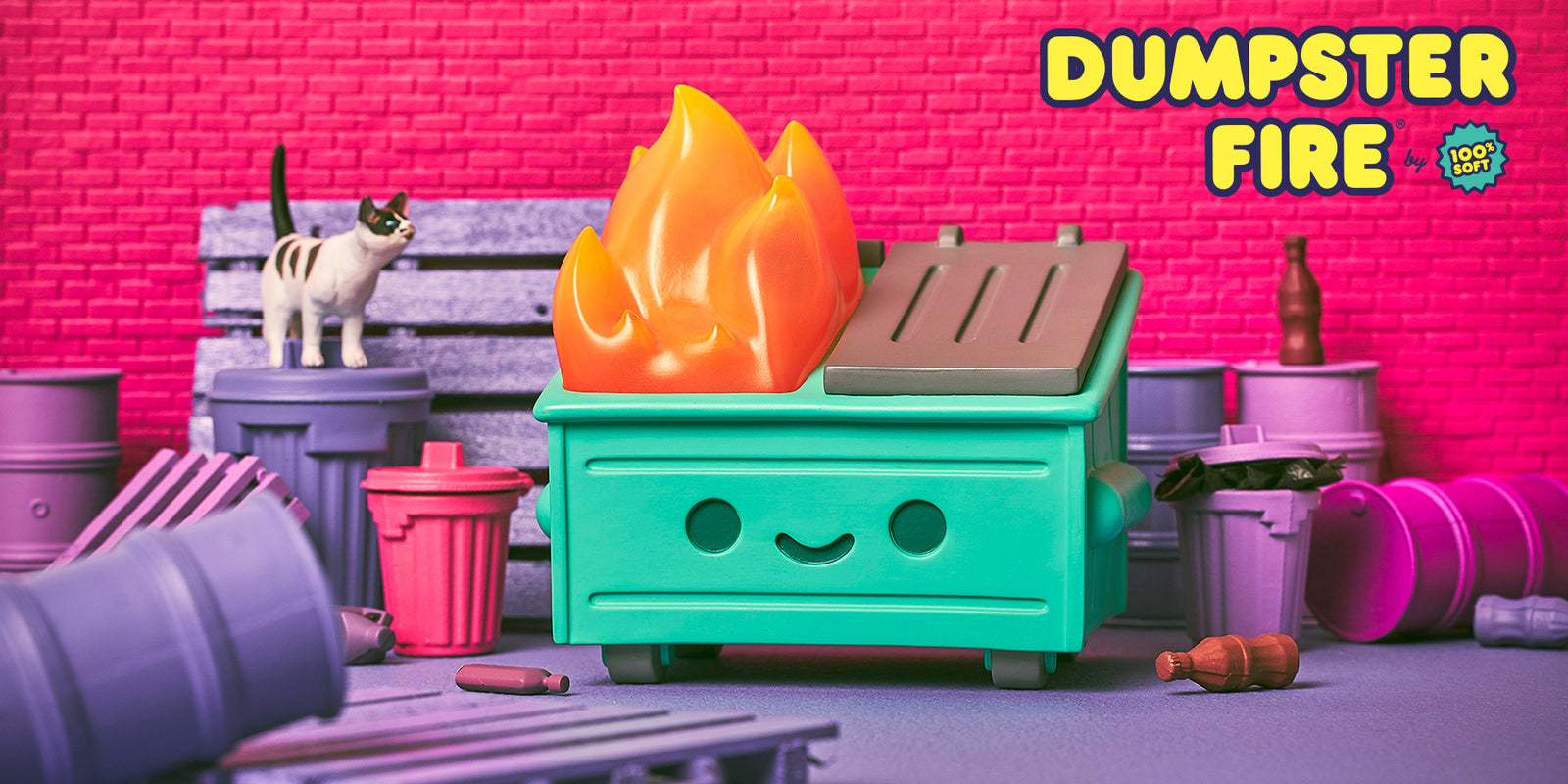 Dumpster Fire by 100% Soft