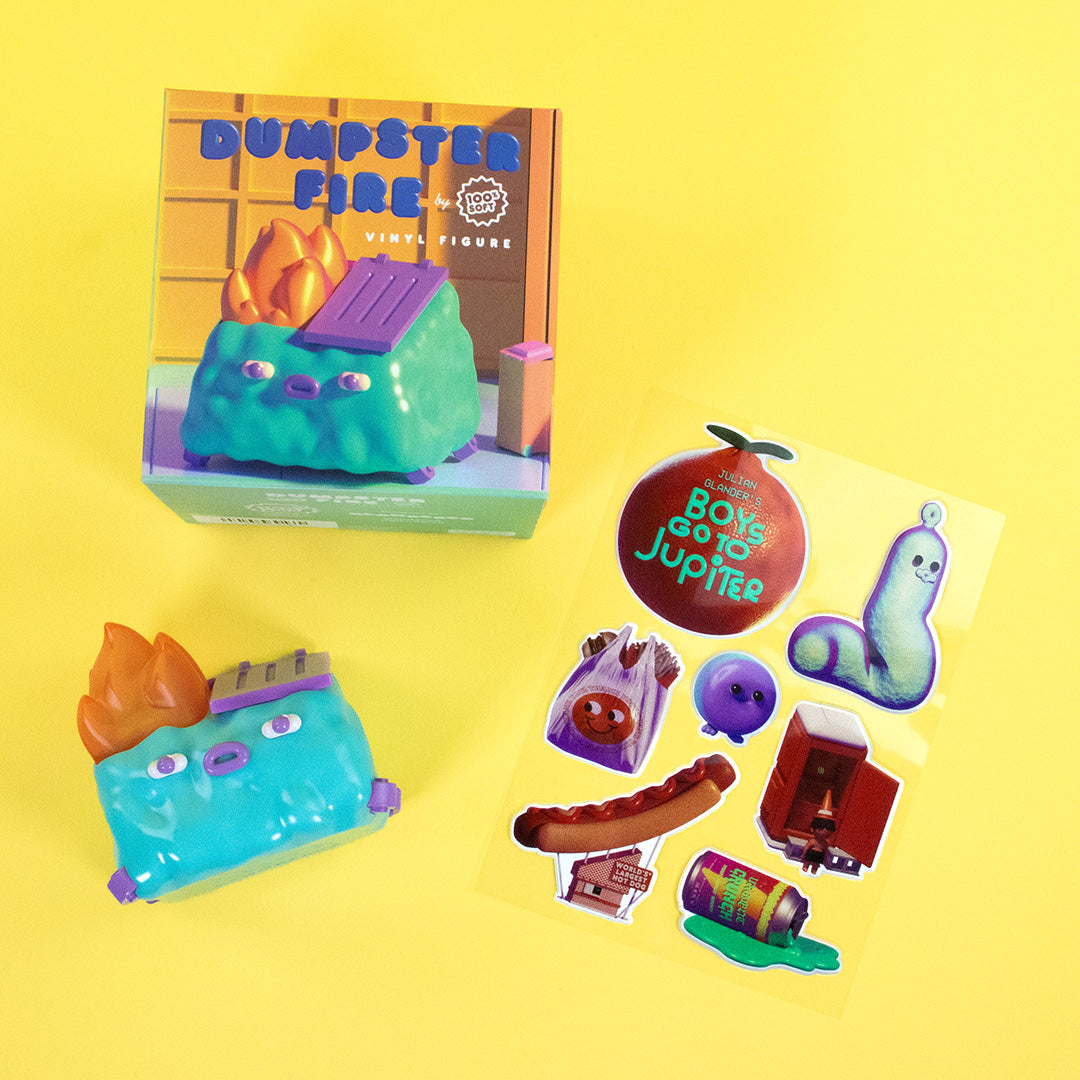Dumpster Fire - GlanderCo Vinyl Figure
