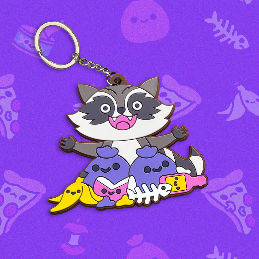 Trash Panda PVC Keychain