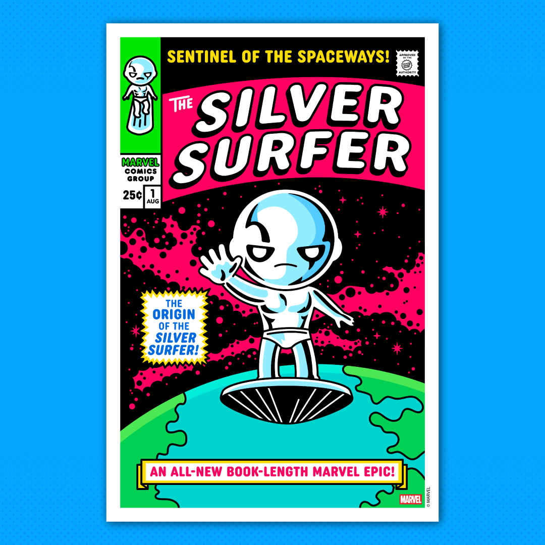 Marvel Comics Silver Surfer #1 Poster