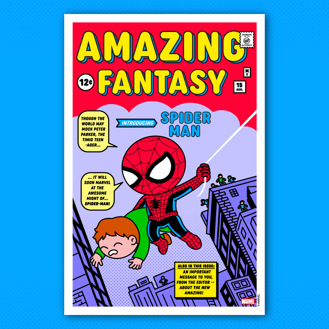 Marvel Comics Amazing Fantasy #15 (Spider-Man) Poster