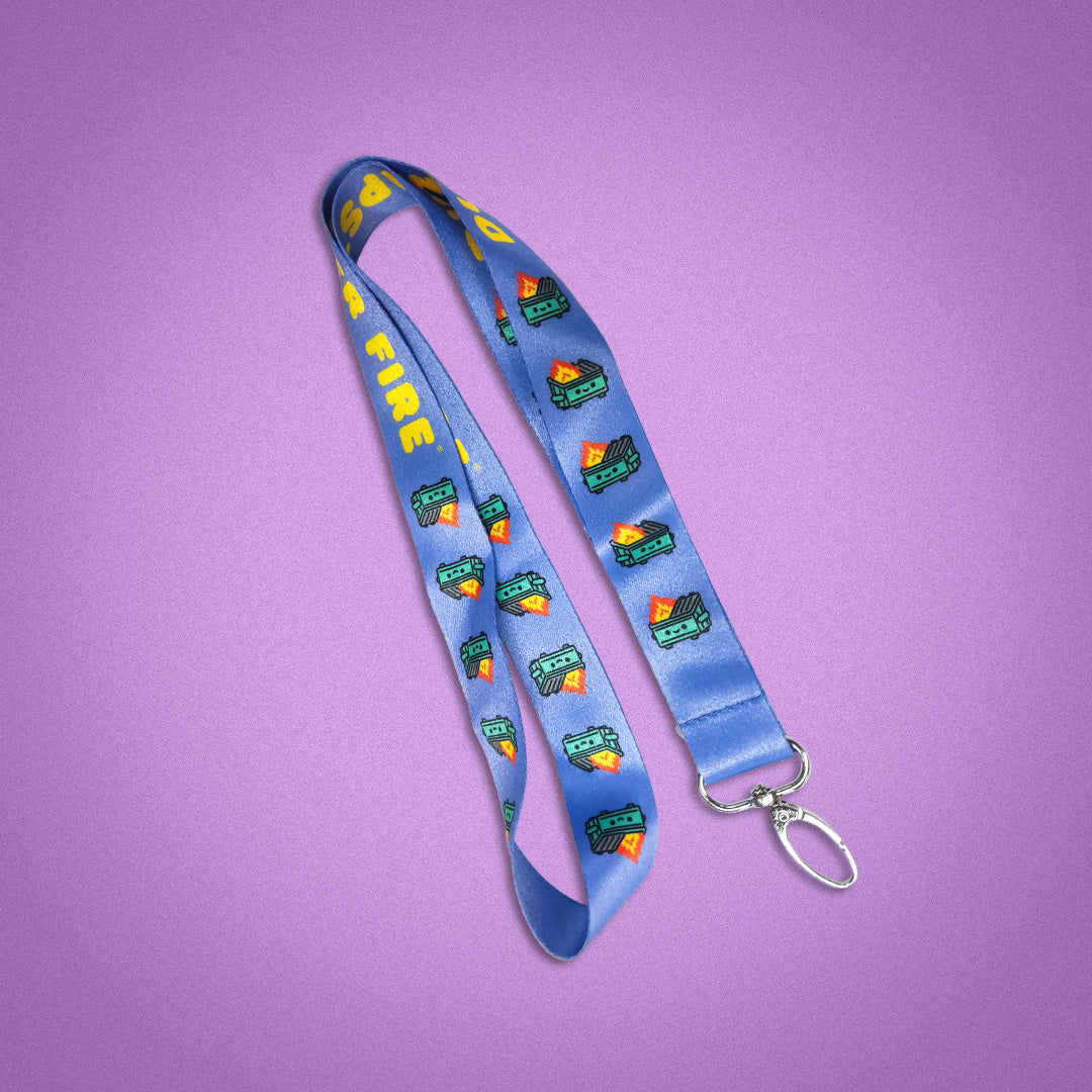 Dumpster Fire Lanyard