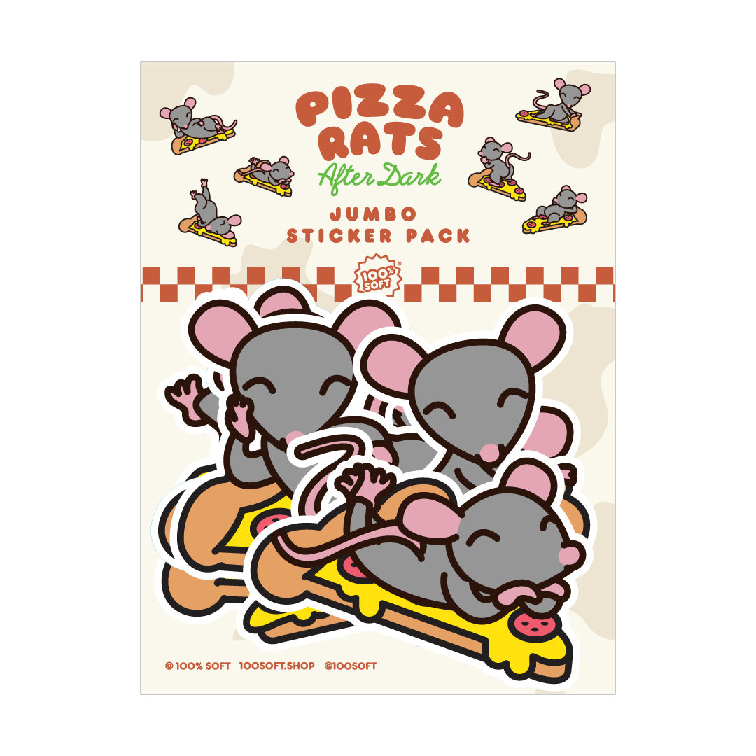 Pizza Rats After Dark Sticker Pack