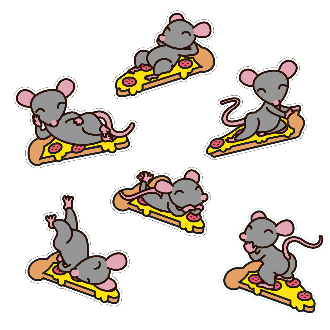 Pizza Rats After Dark Sticker Pack