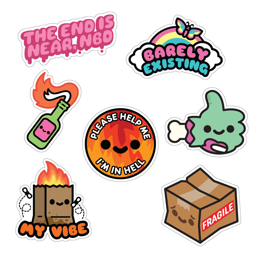 Barely Existing Sticker Pack