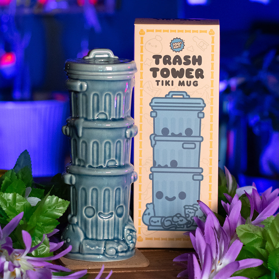 Trash Tower Tiki Mug